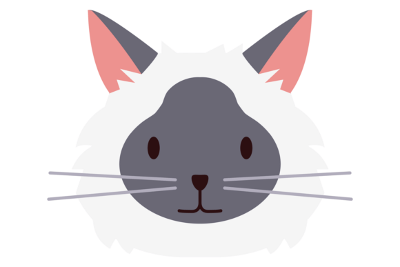 Cat Avatar. Skeptical Expression Emoji.