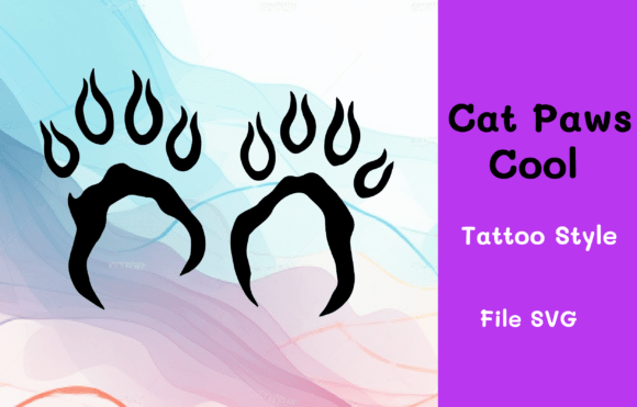 Cat Paws Cool Boundless Tattoo Style
