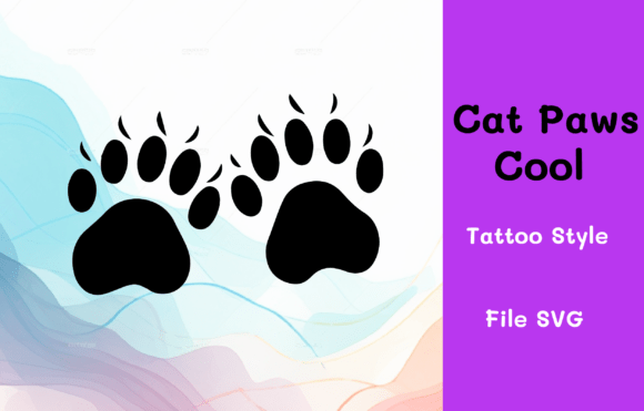 Cat Paws Cool Luminous