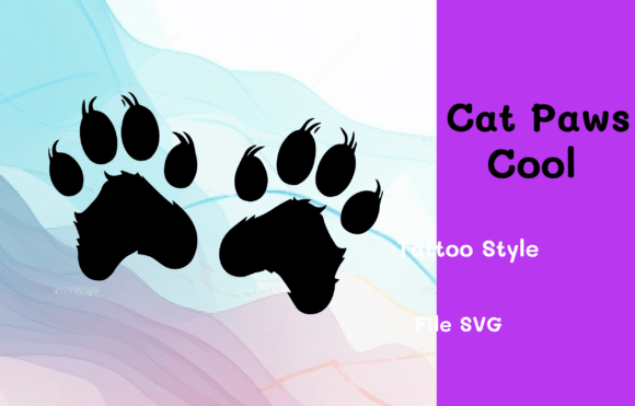 Cat Paws Cool Resilient Tattoo Style