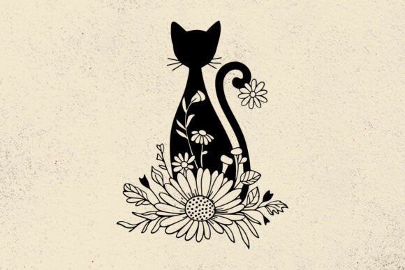 Cat Silhouette, Cat SVG, Cat Cut File