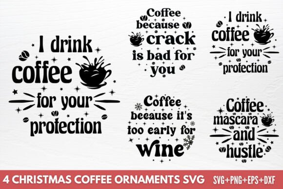 Christmas Cat Ornaments SVG