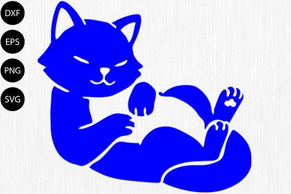 Cute Cat & Flying Birds SVG Design Review