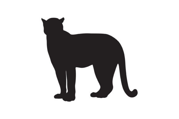 Panther Silhouette Vector Illustration